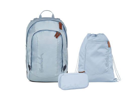 Schulrucksack-Set AIR Nordic Ice Blue 3-teilig, Kollektion 2025