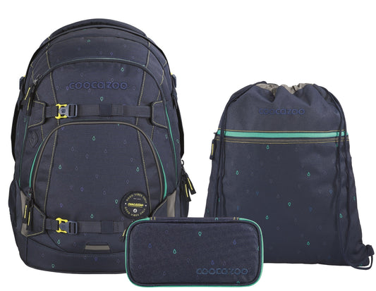 Schulrucksack-Set MATE Happy Raindrops 3-teilig