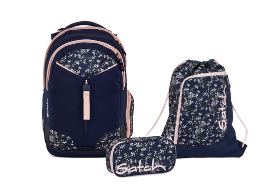 Schulrucksack-Set MATCH Bloomy Breeze 3-teilig, Kollektion 2025