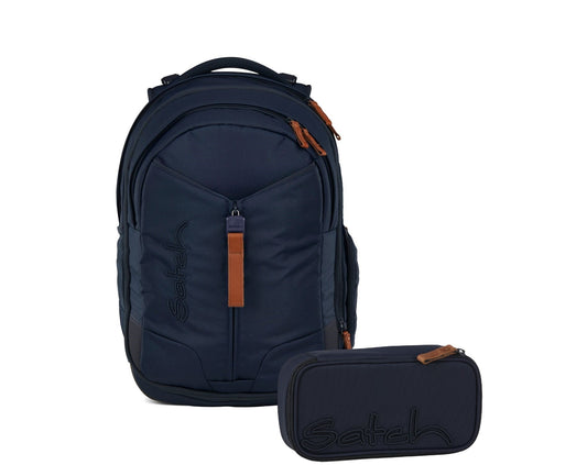 Schulrucksack-Set MATCH Nordic Blue 2-teilig, Kollektion 2025