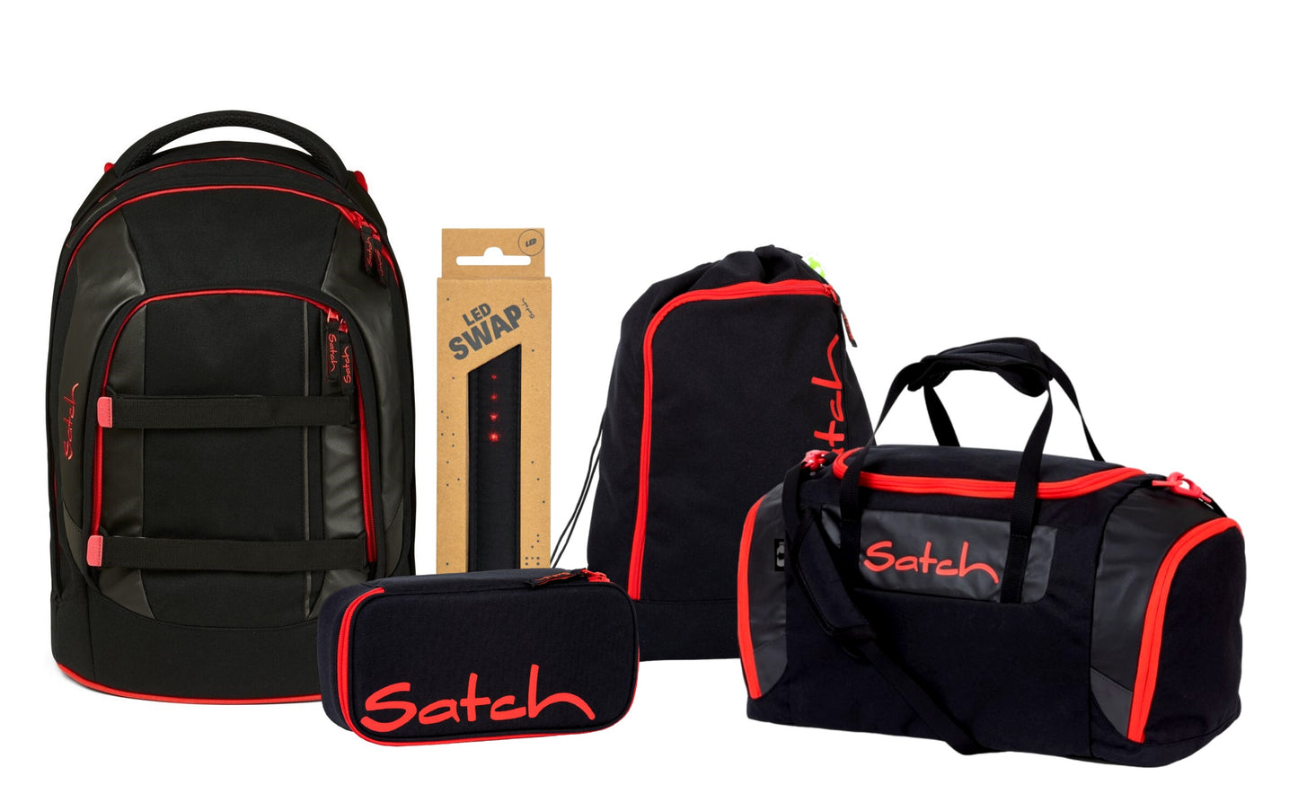 Schulrucksack-Set PACK Fire Phantom 5-teilig, Kollektion 2023