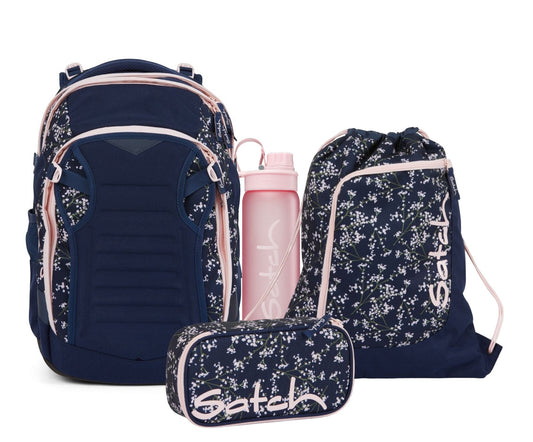 Schulrucksack-Set MATCH Bloomy Breeze 4-teilig, Kollektion 2022