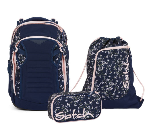 Schulrucksack-Set MATCH Bloomy Breeze 3-teilig, Kollektion 2022