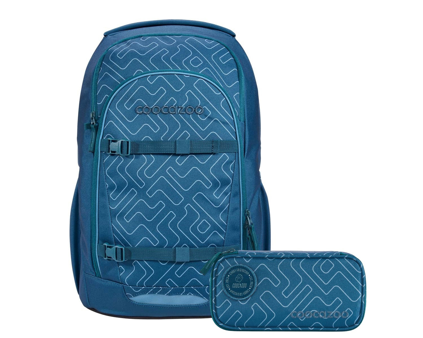 Schulrucksack EVERY Blue Maze 2-teilig
