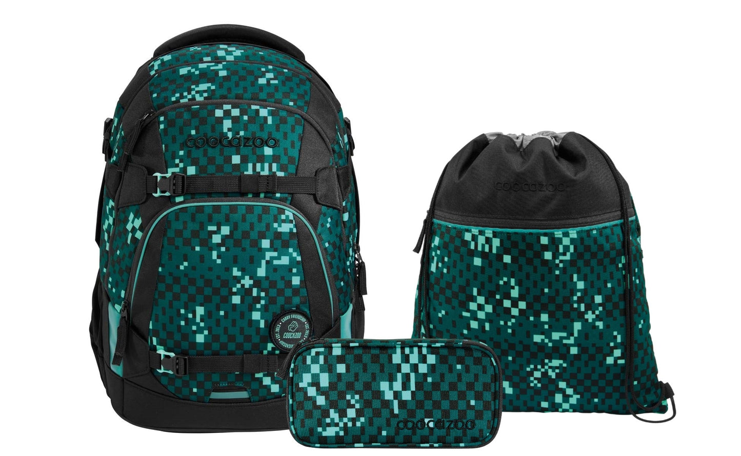 Schulrucksack MATE Pixel Blox 3-teilig