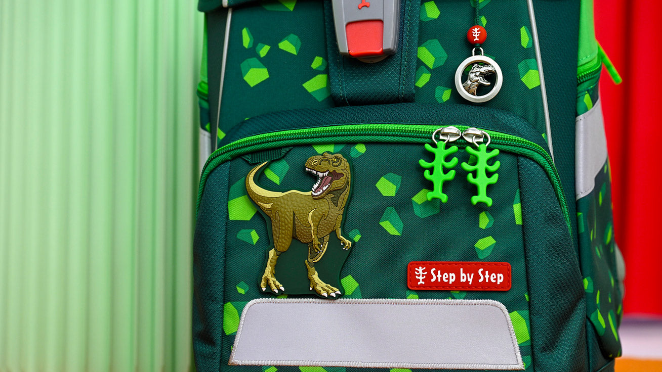 Schulranzen mit Dino-Motiv