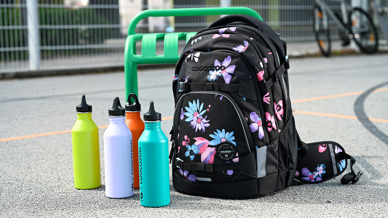 Schwarzer Schulrucksack für den Schulwechsel