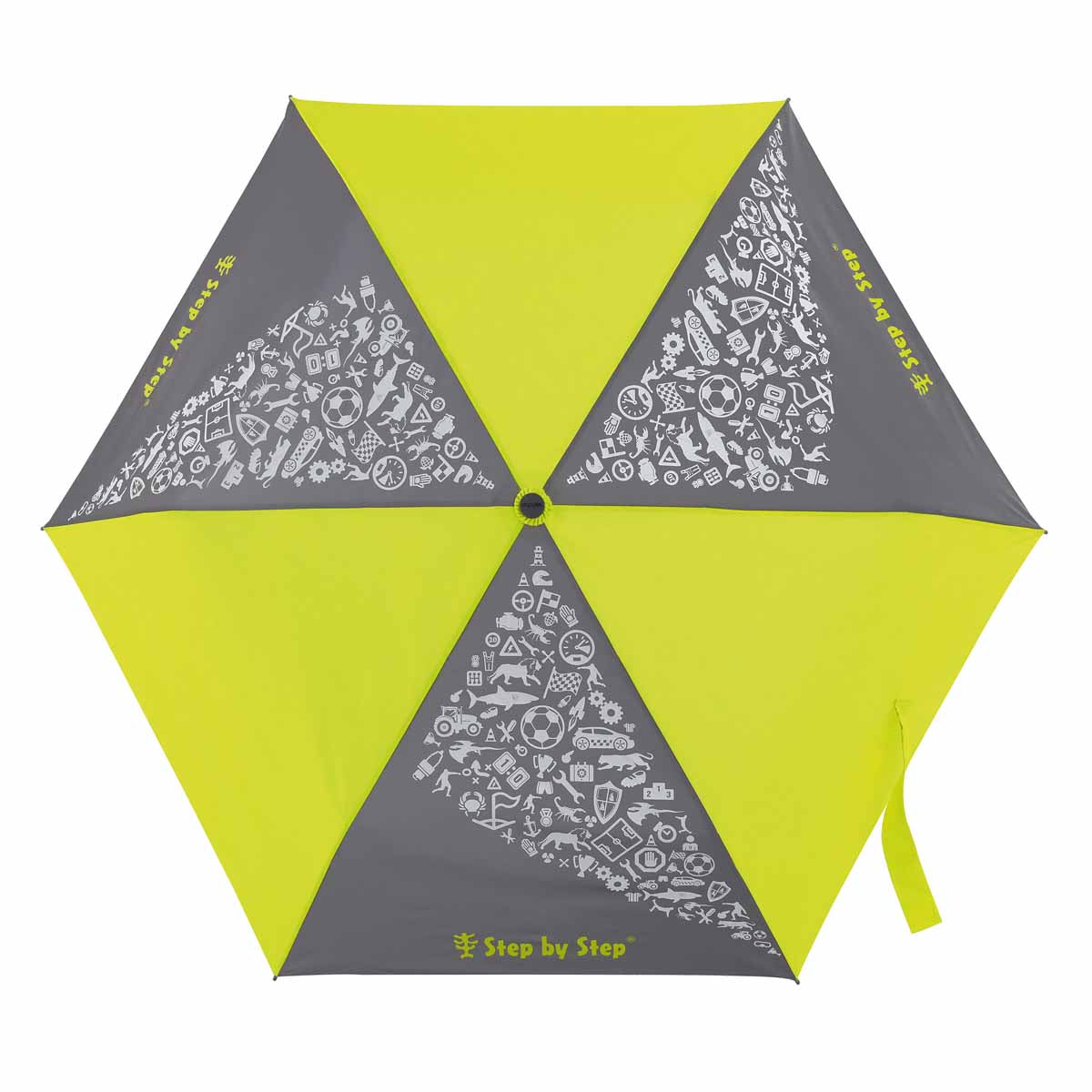 Regenschirm Neon Gelb