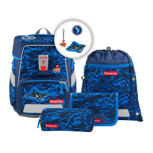 Schulranzen-Set SPACE Manta Rio, 5-teilig