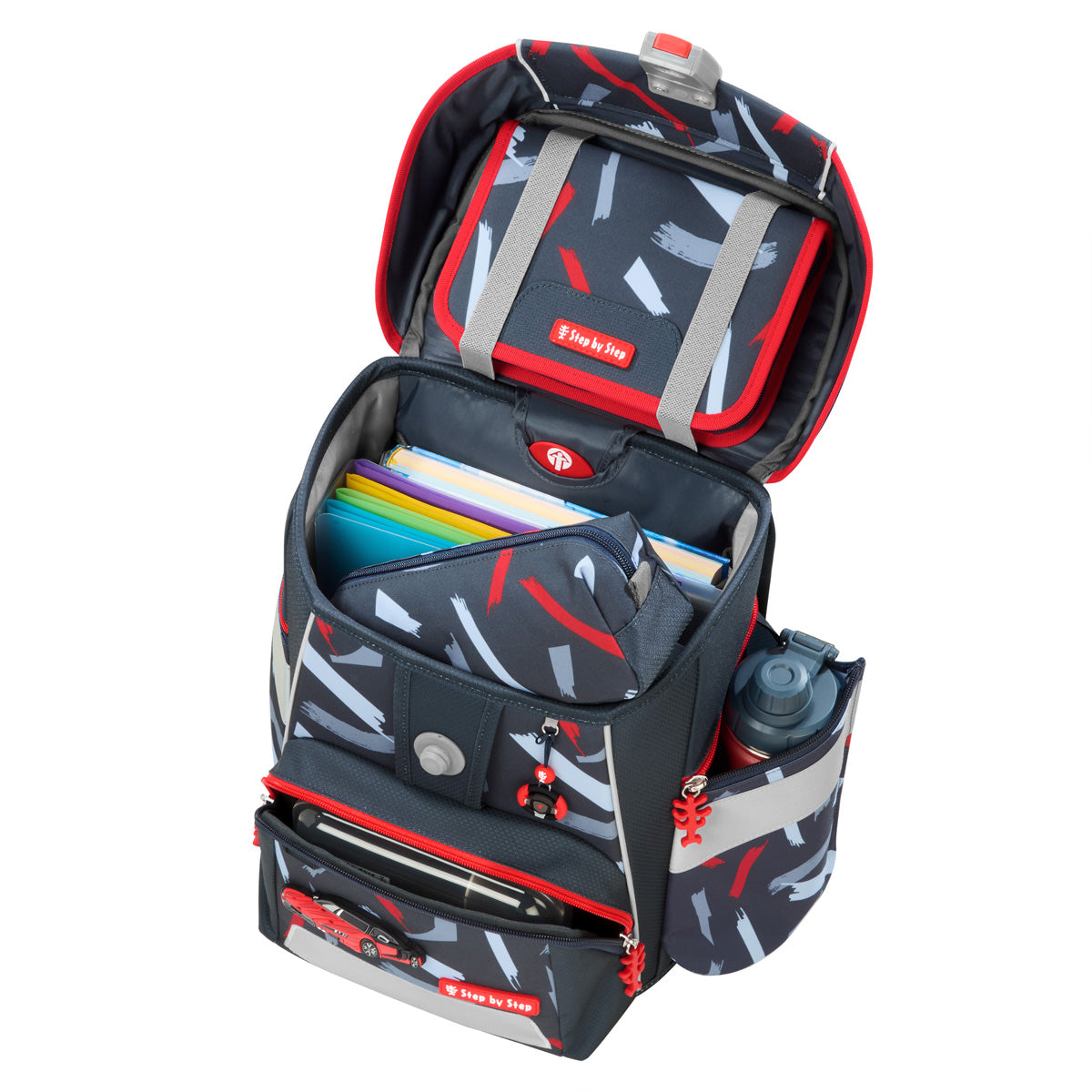 Schulranzen-Set SPACE Sports Car Mick, 6-teilig