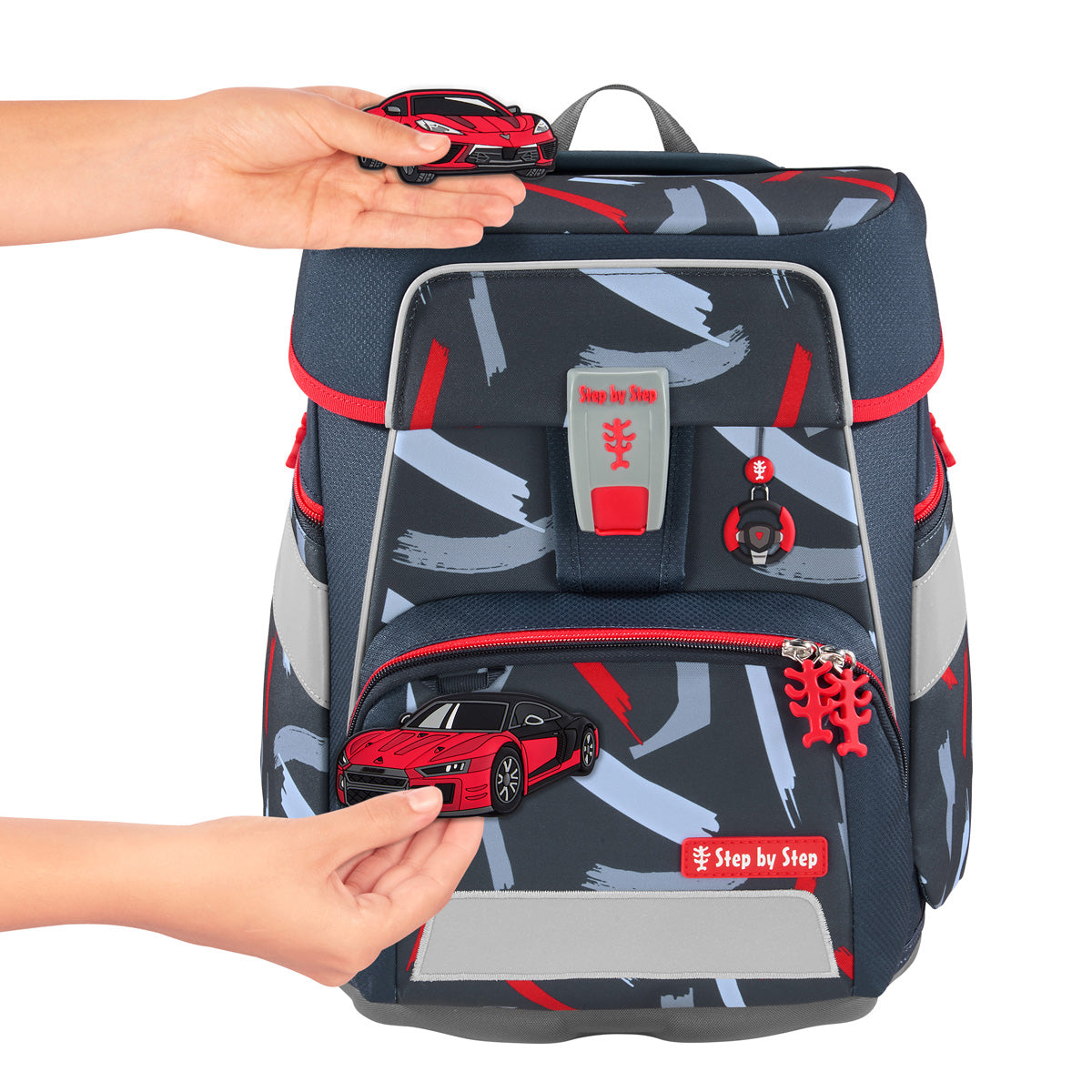 Schulranzen-Set SPACE Sports Car Mick, 5-teilig
