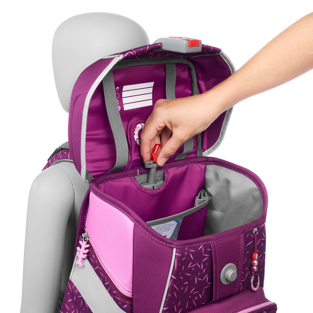 Schulranzen-Set SPACE Pretty Unicorn Nuala, 5-teilig