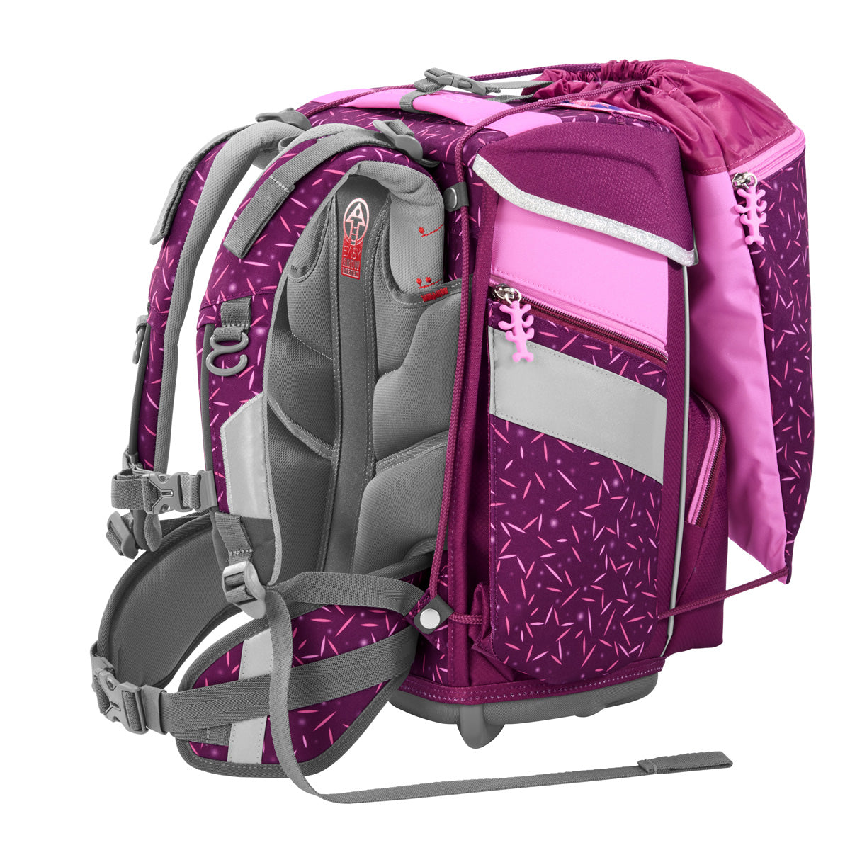 Schulranzen-Set SPACE Pretty Unicorn Nuala, 5-teilig