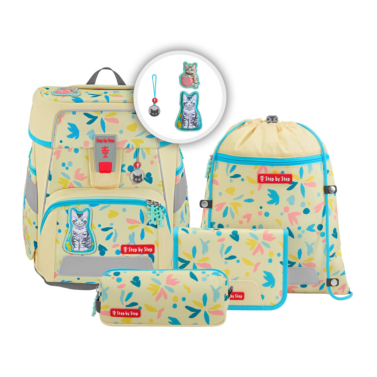 Schulranzen-Set SPACE Cat Lilly, 5-teilig