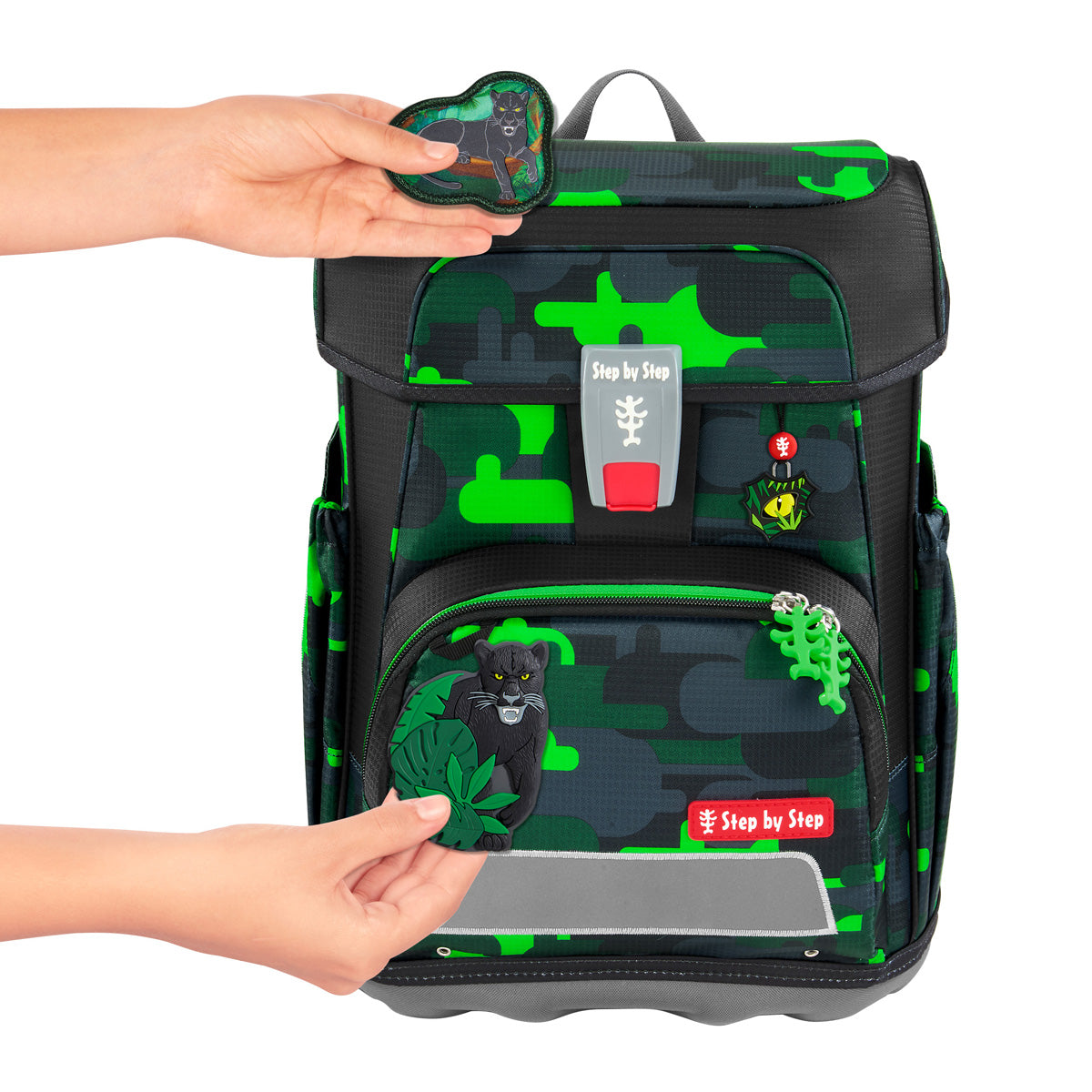 Schulranzen-Set CLOUD Black Cat Chiko 5-teilig