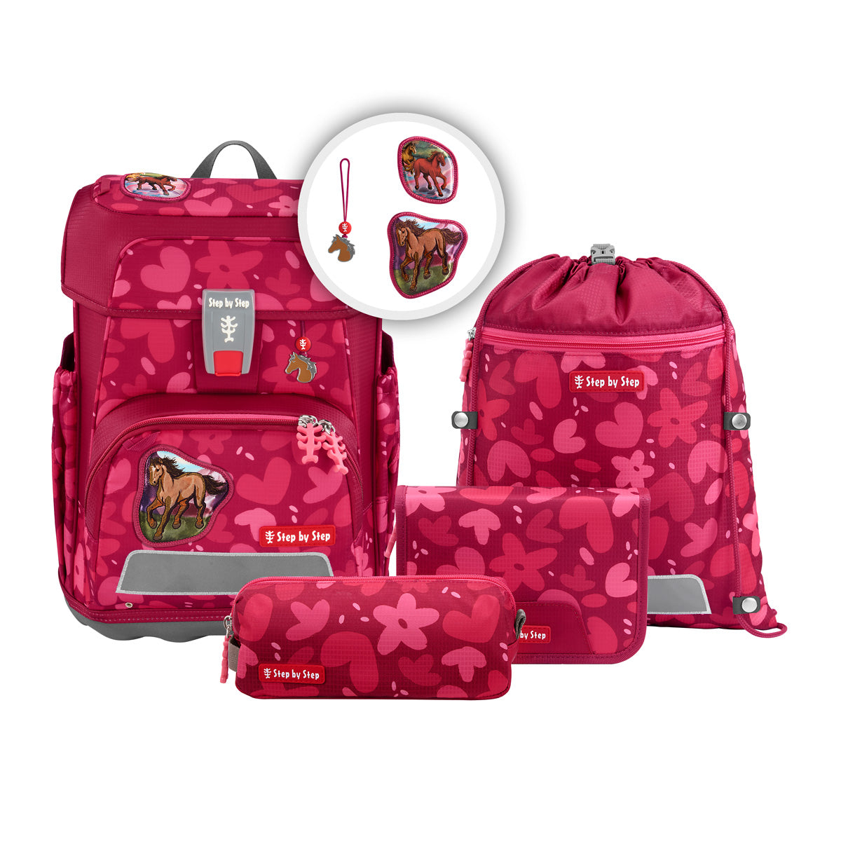 Schulranzen-Set CLOUD Wild Horse Nora 5-teilig
