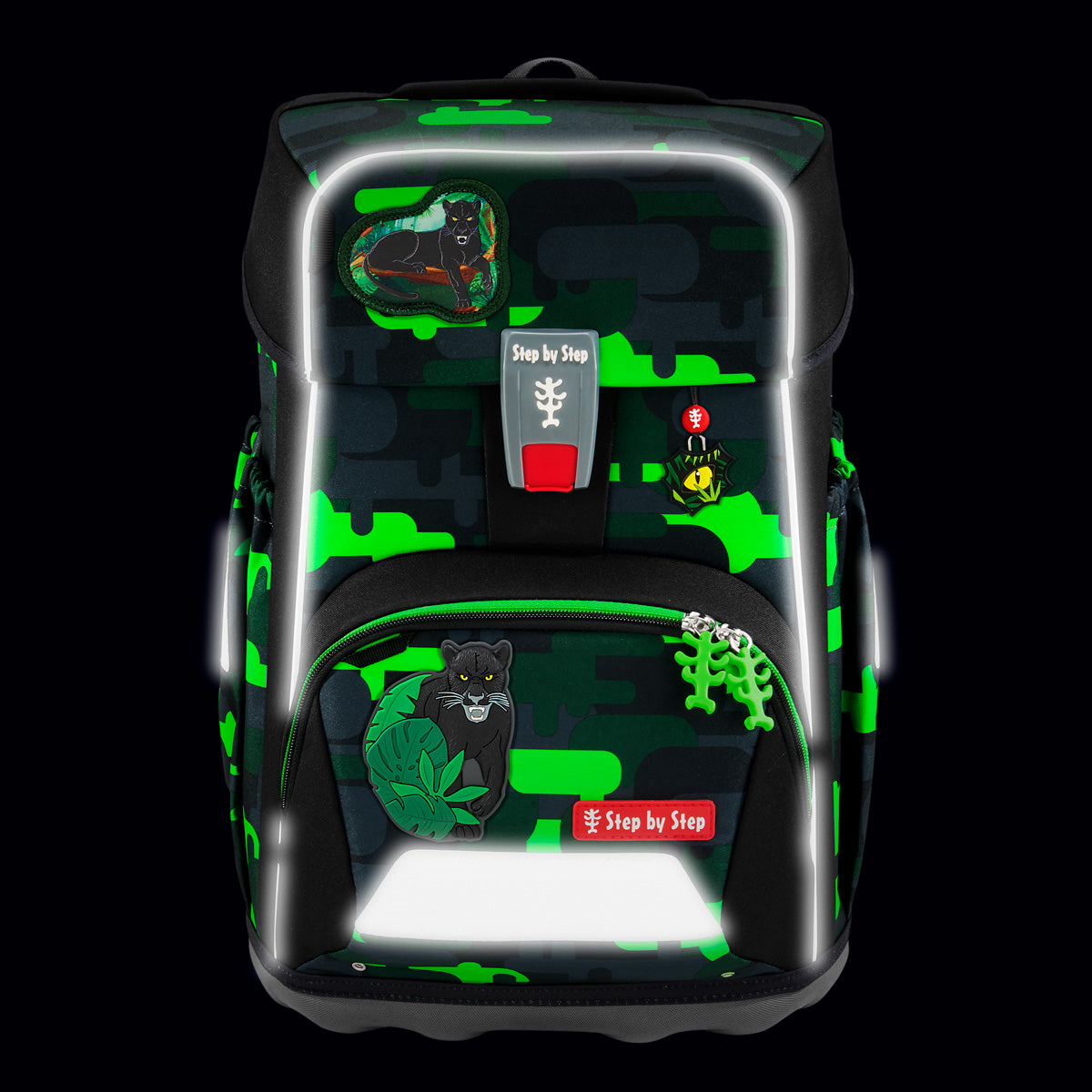 Schulranzen-Set GIANT Black Cat Chiko 5-teilig