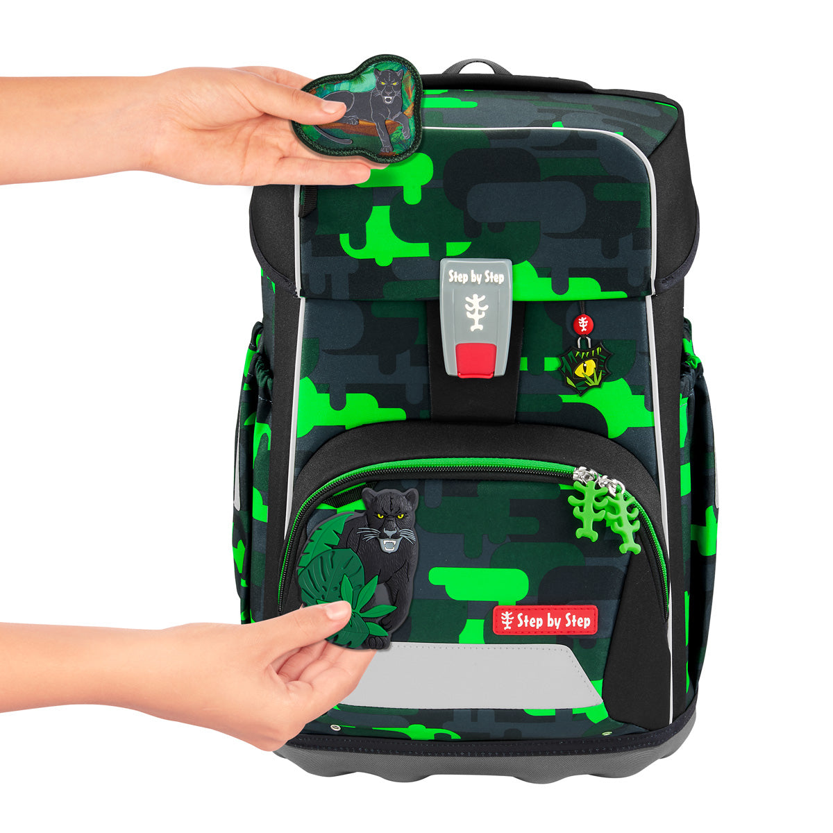 Schulranzen-Set GIANT Black Cat Chiko 6-teilig