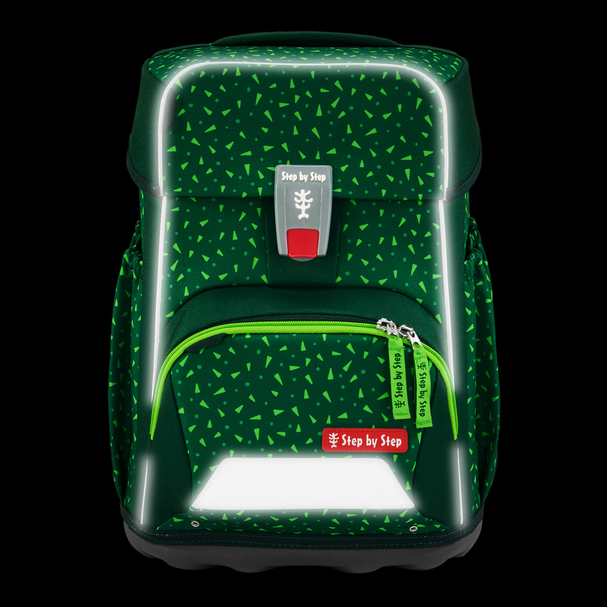 Schulranzen-Set BASIS, Green Graphics 4-teilig