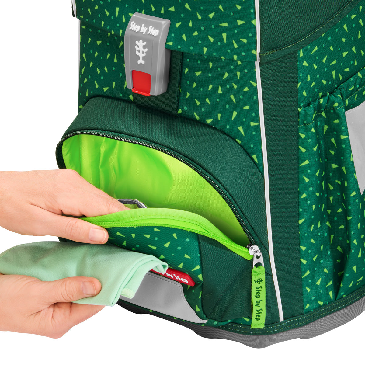 Schulranzen-Set BASIS, Green Graphics 4-teilig