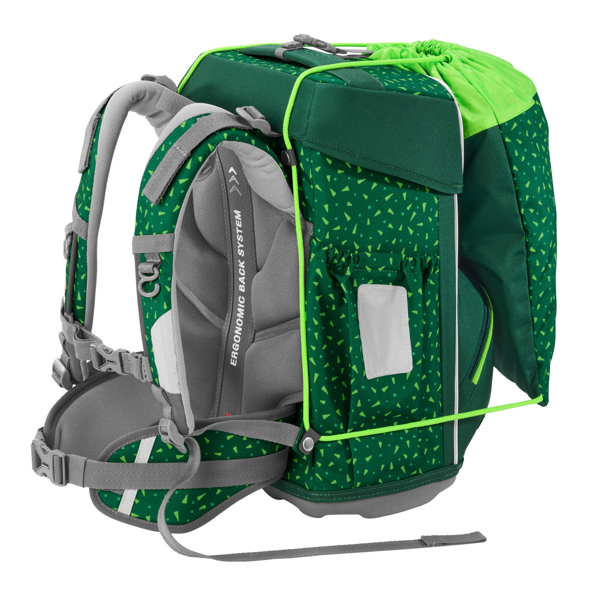 Schulranzen-Set BASIS, Green Graphics 4-teilig