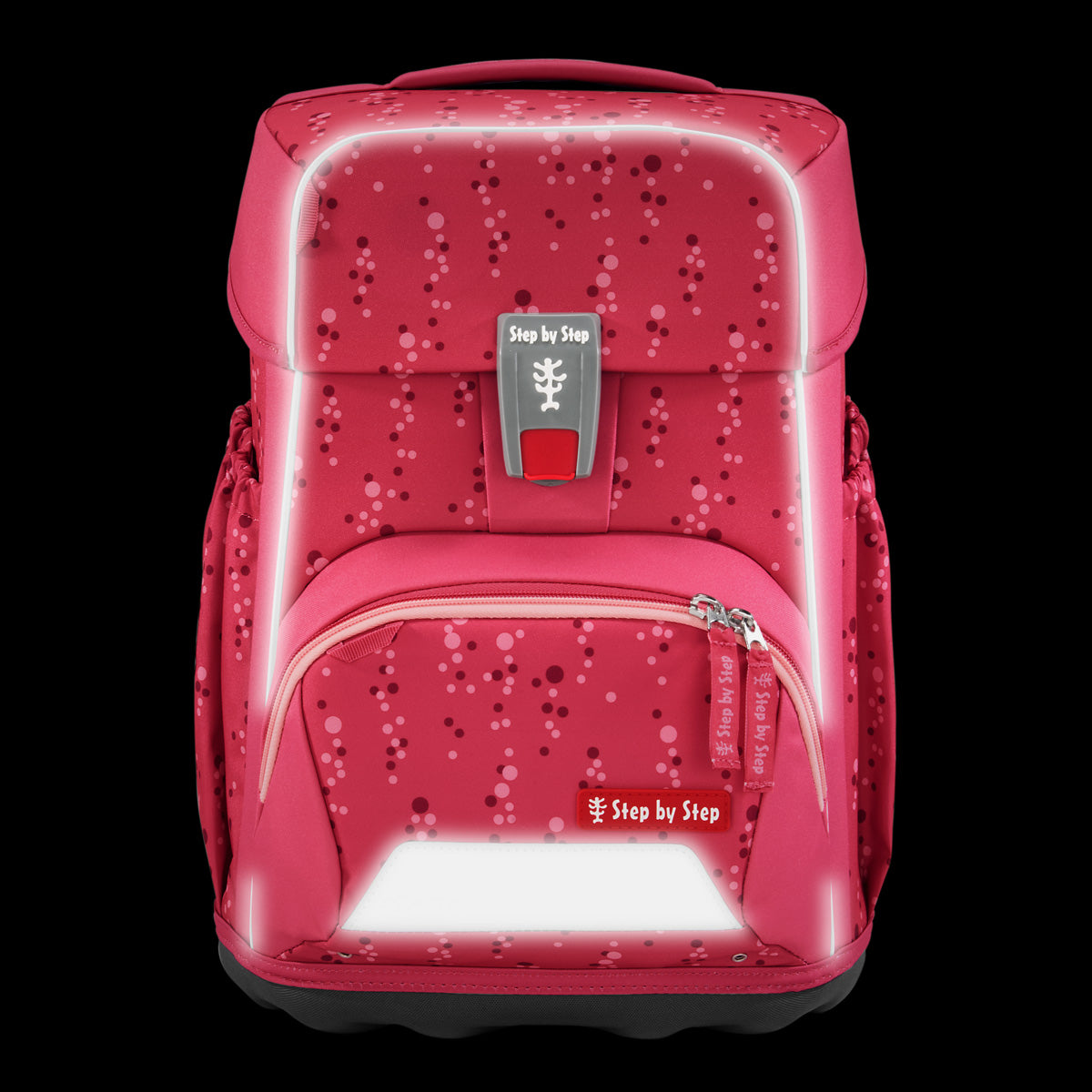 Schulranzen-Set BASIS, Pink Bubbles 4-teilig