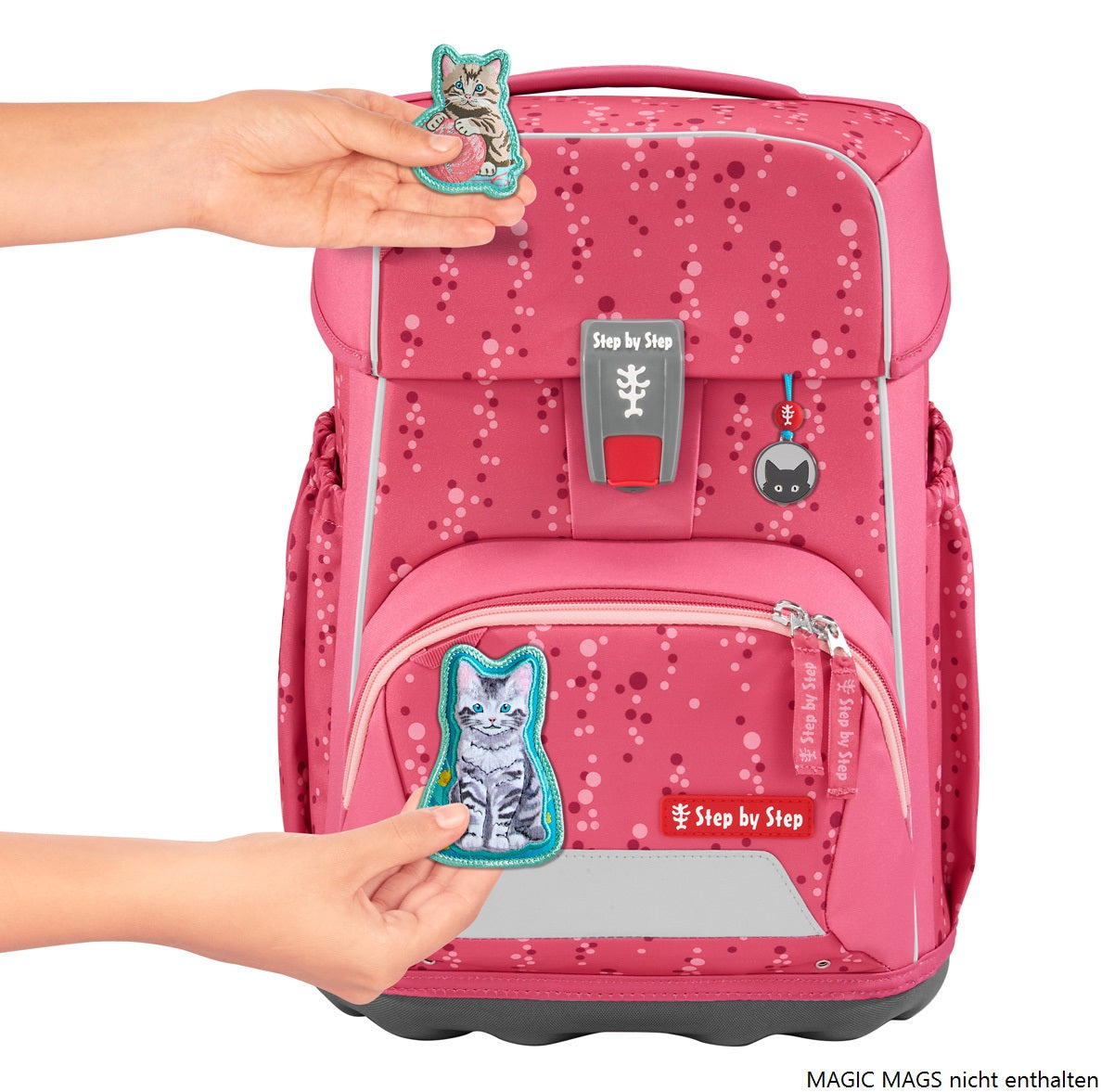 Schulranzen-Set BASIS, Pink Bubbles 4-teilig