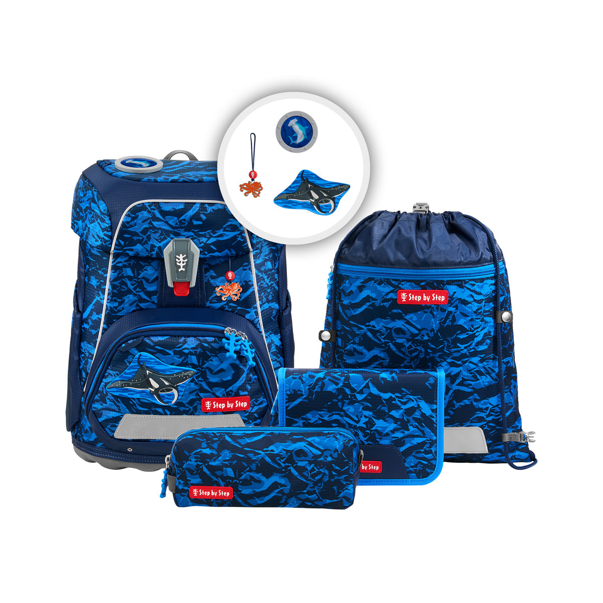 Schulranzen-Set FIT Manta Rio, 5-teilig