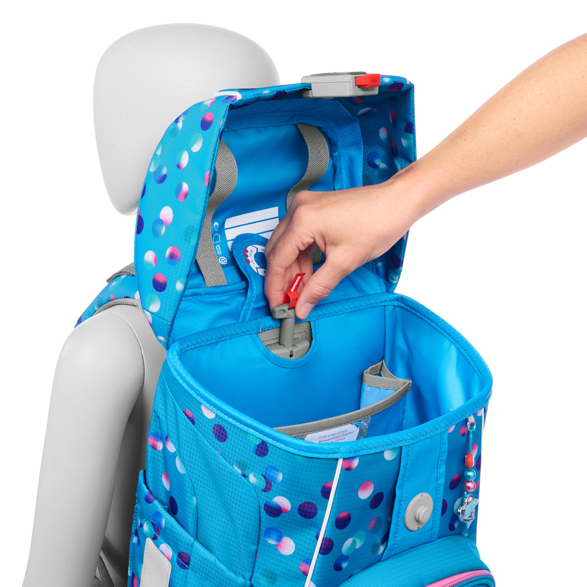 Schulranzen-Set FIT Dolphin Finja, 6-teilig