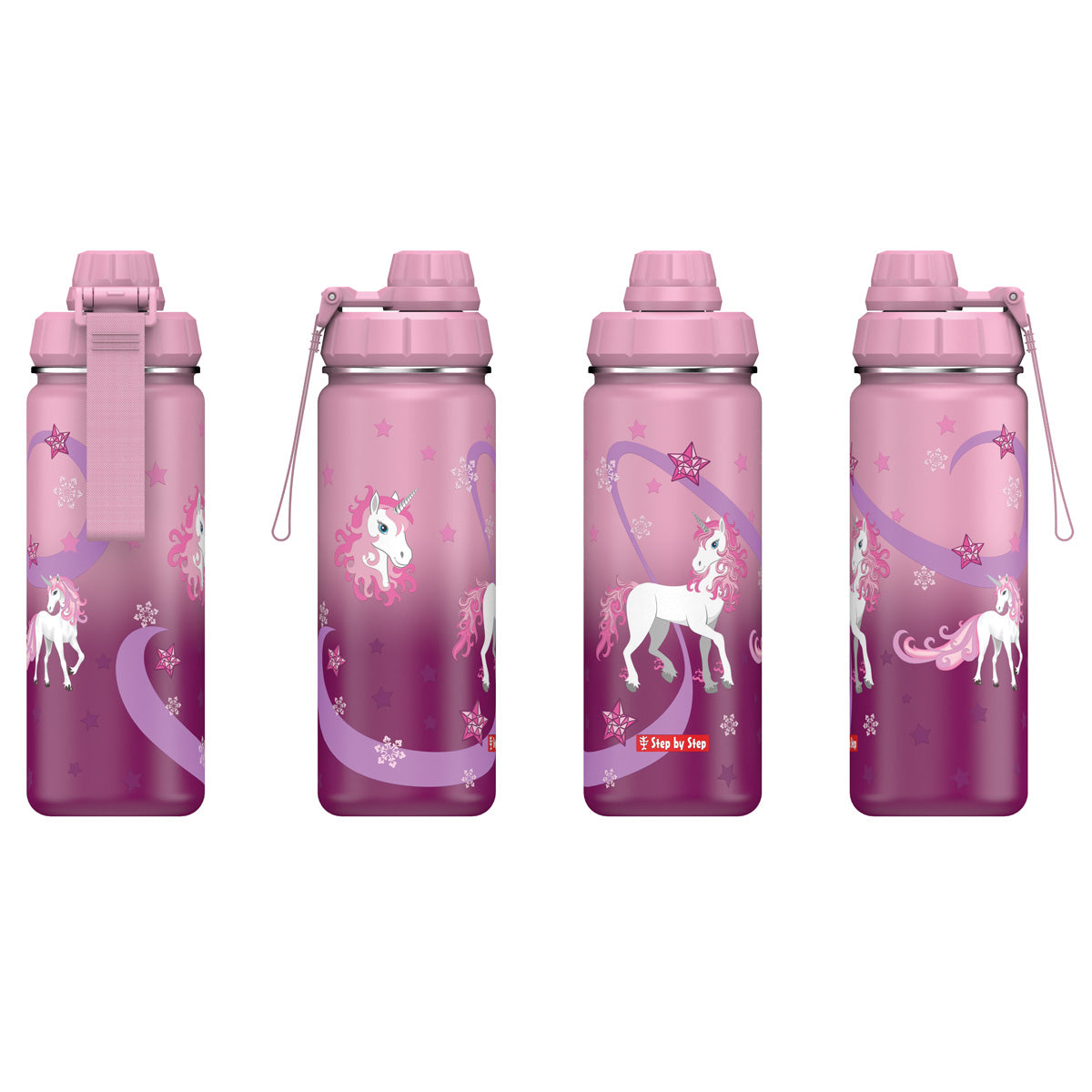 Edelstahl Trinkflasche, Sweet Unicorn 0,5 l