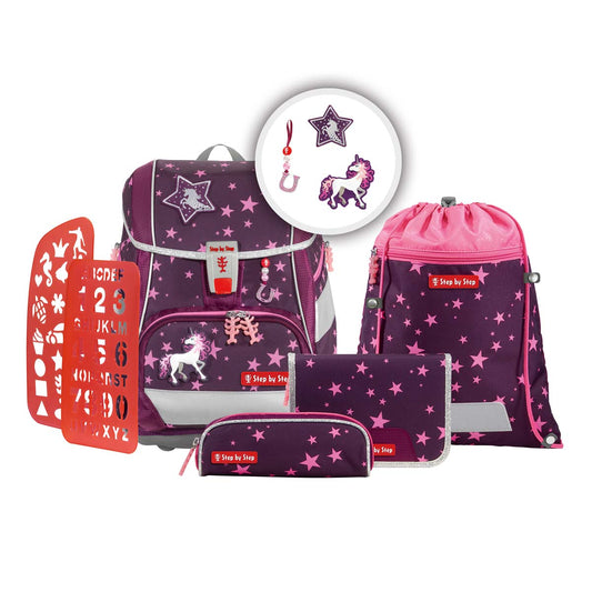 Schulranzen-Set 2IN1 PLUS Unicorn Nuala 6-teilig