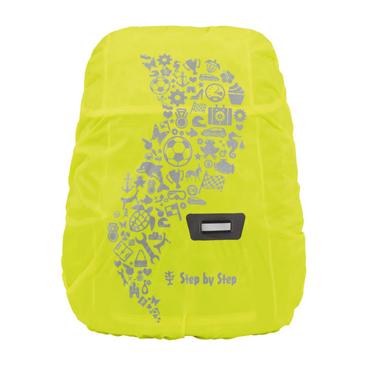 Regenhülle Small, Neon Gelb, für KID Rucksack