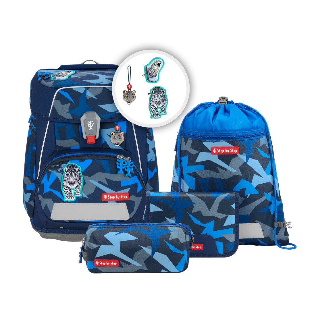 Schulranzen-Set SPACE Snow Leopard Arko, 5-teilig