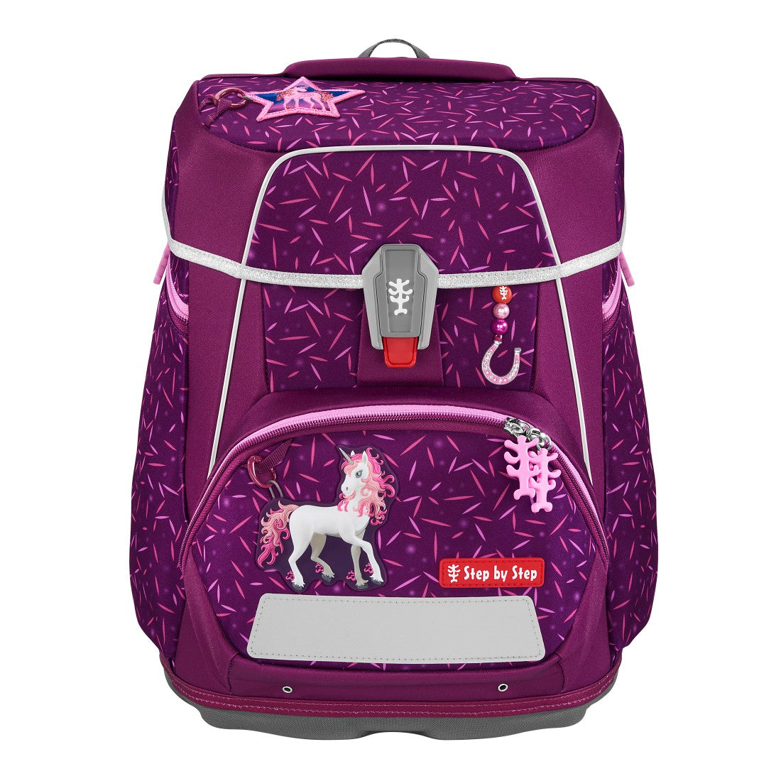 Schulranzen-Set SPACE Pretty Unicorn Nuala, 5-teilig