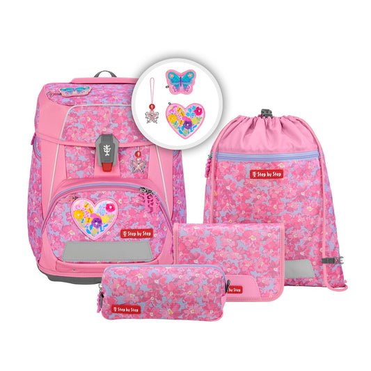 Schulranzen-Set SPACE Heart Luma, 5-teilig