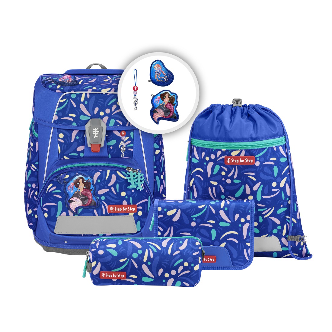 Schulranzen-Set SPACE Mermaid Elara, 5-teilig