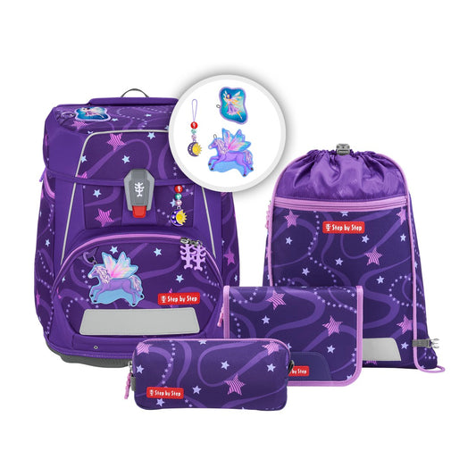 Schulranzen-Set SPACE Pegasus Emily, 5-teilig