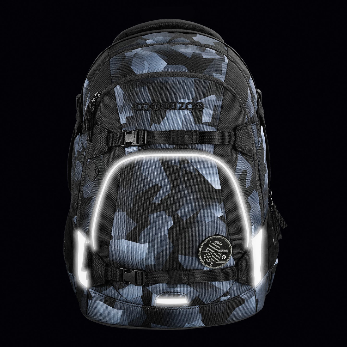 Schulrucksack-Set MATE Grey Rocks 3-teilig