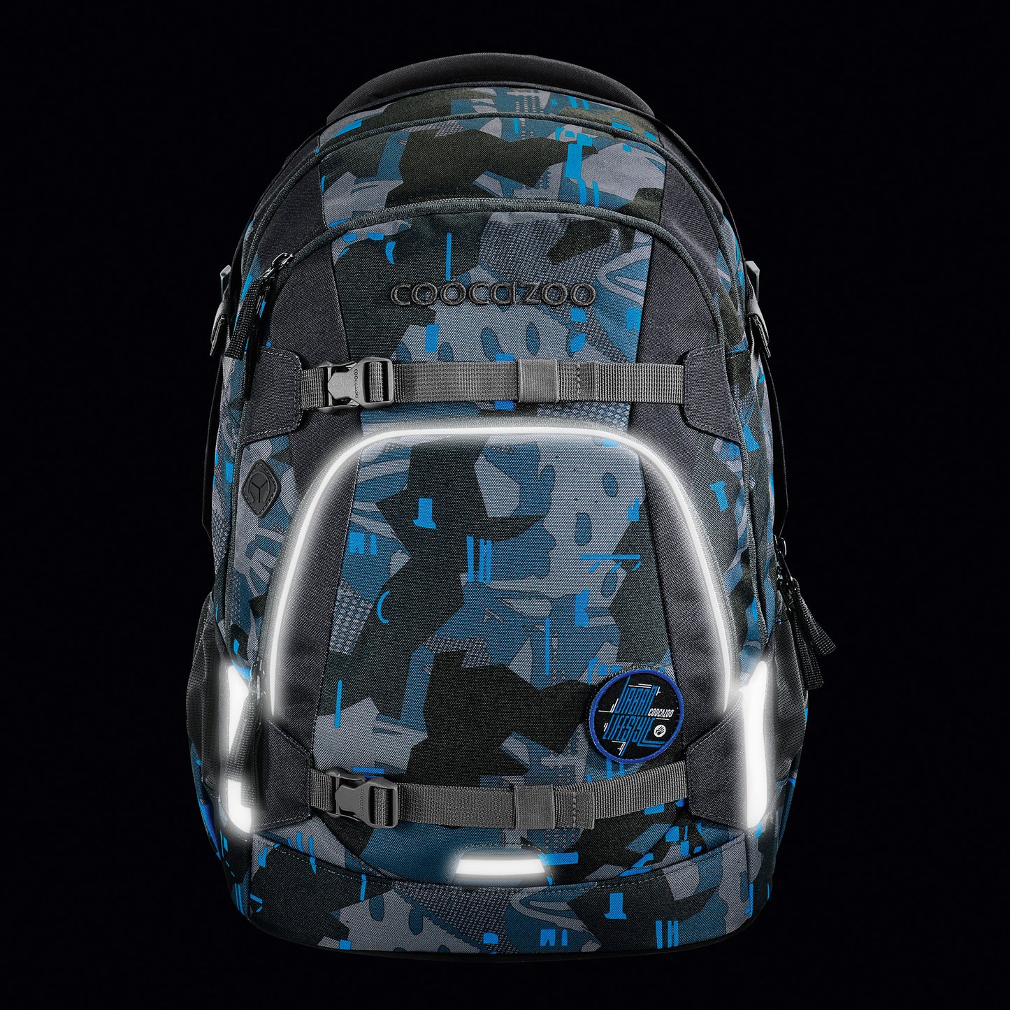 Schulrucksack MATE Blue Craft