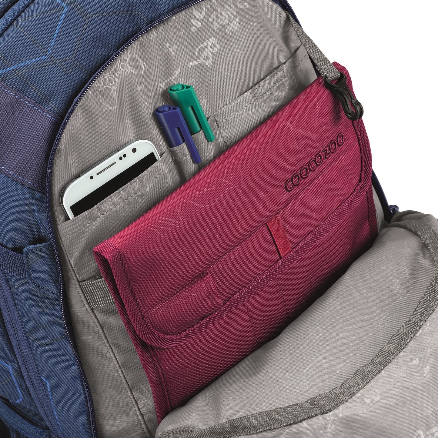 Schulrucksack-Set MATE Blue Motion 2-teilig