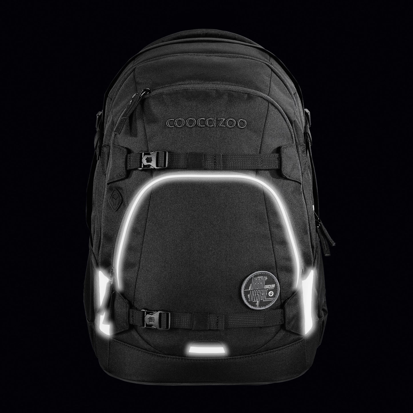 Schulrucksack-Set MATE Black Coal 3-teilig