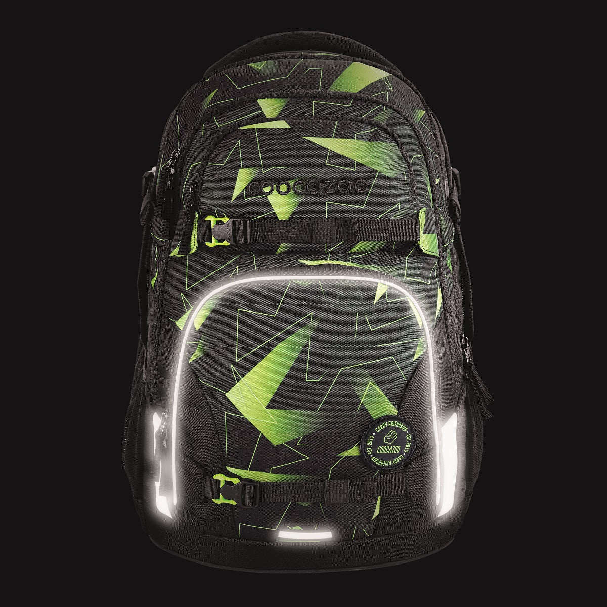 Schulrucksack PORTER Lime Flash