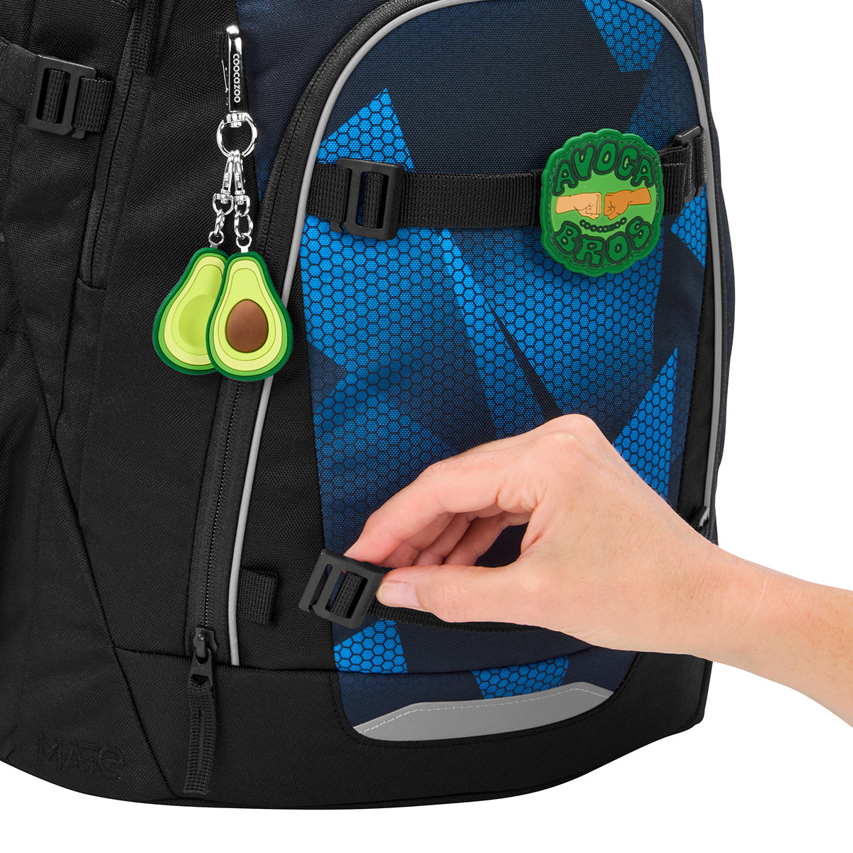 Schulrucksack-Set MATE Electric Ice 2-teilig