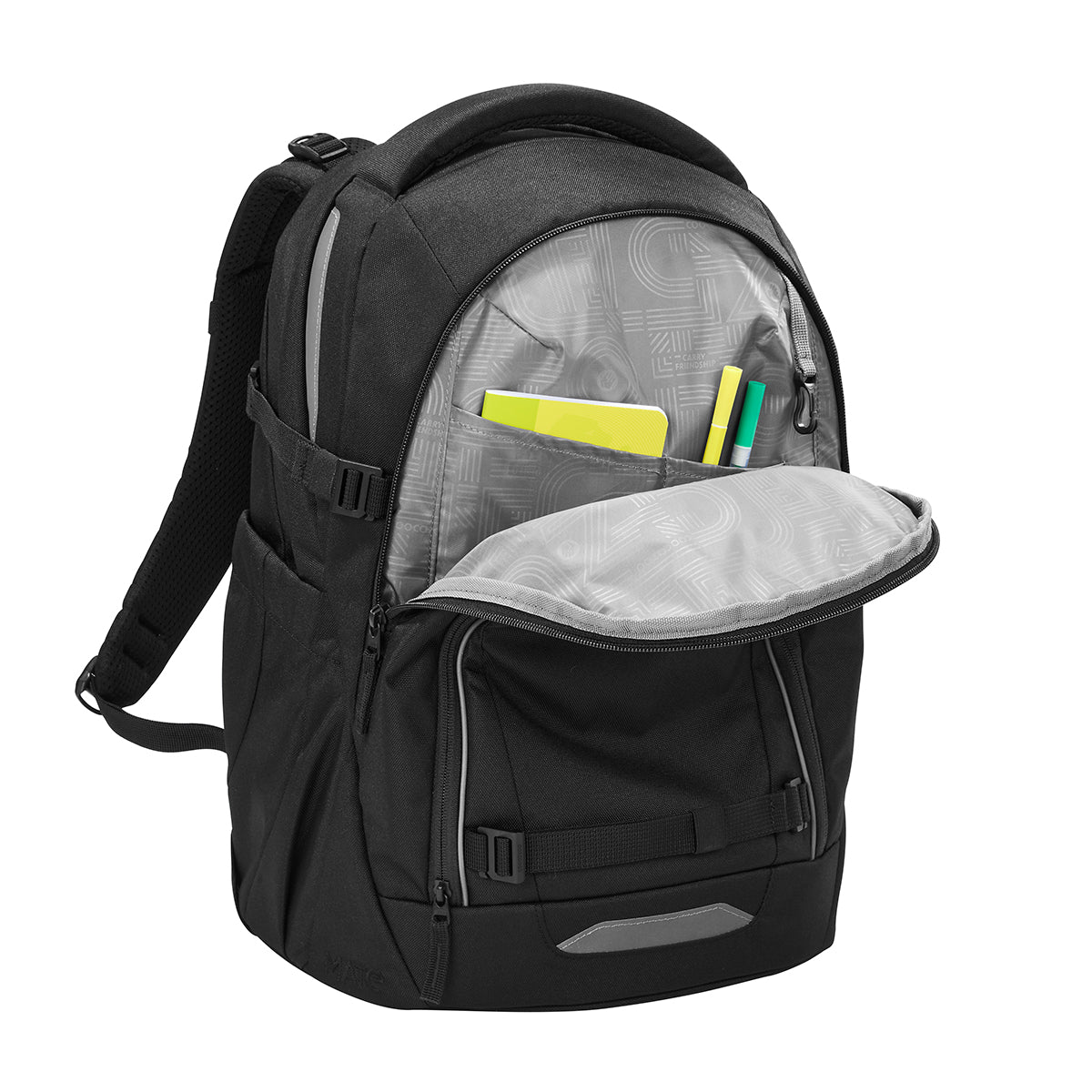 Schulrucksack-Set MATE Black Coal 3-teilig