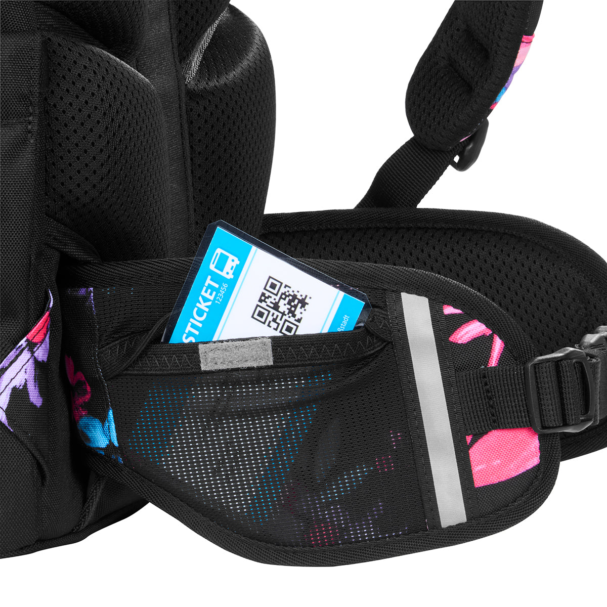Schulrucksack-Set PORTER, Floral Artnight 2-teilig