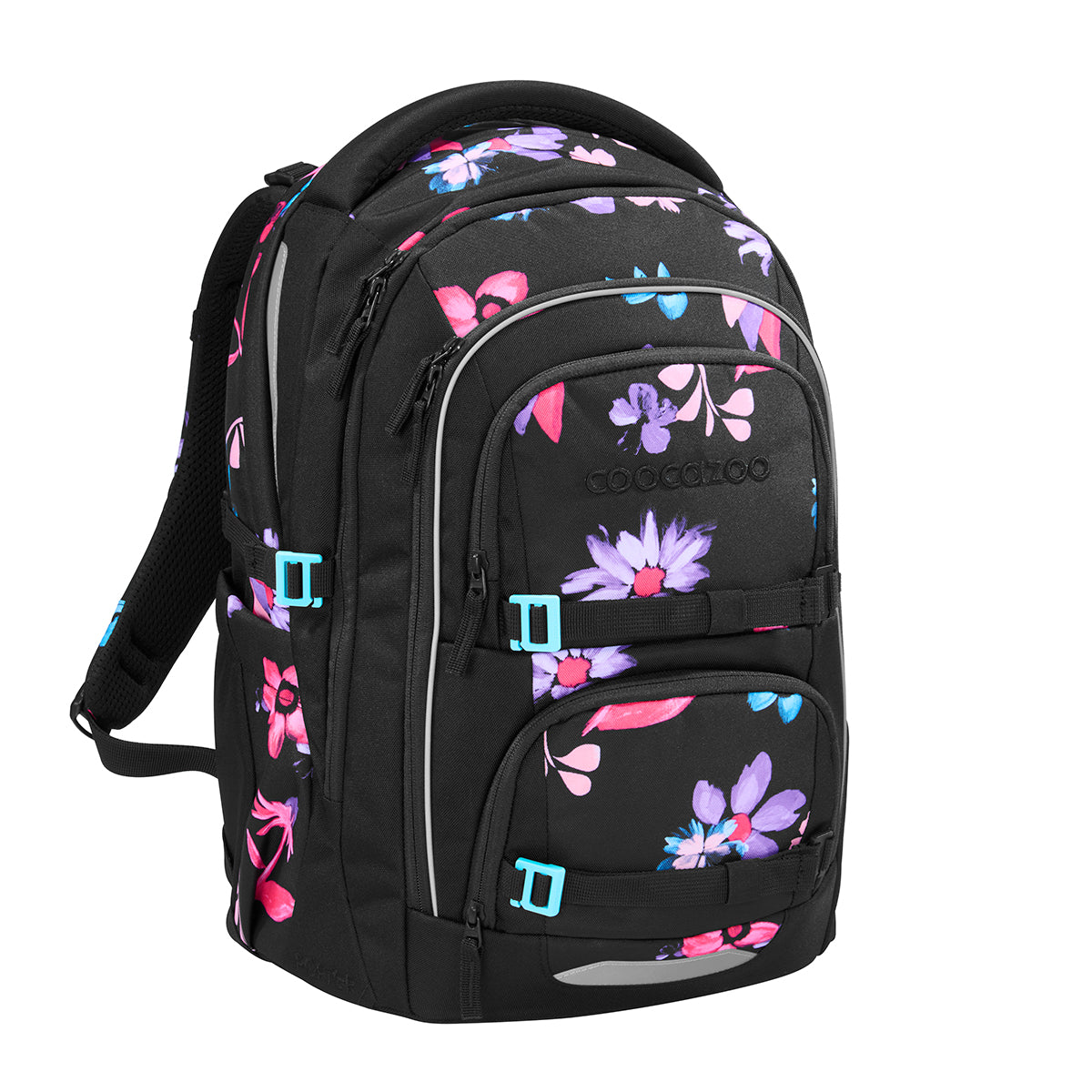 Schulrucksack-Set PORTER, Floral Artnight 3-teilig