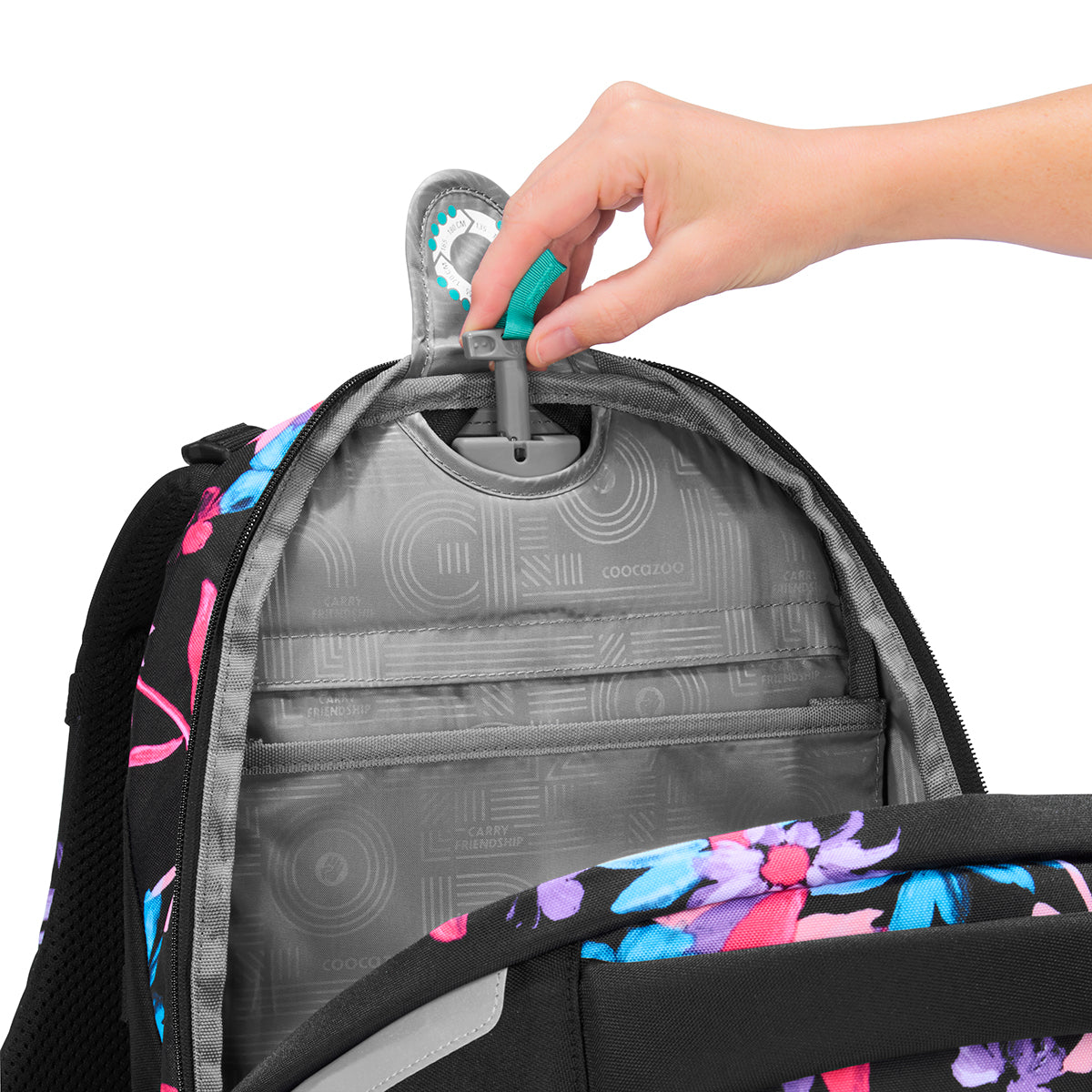 Schulrucksack-Set PORTER, Floral Artnight 2-teilig