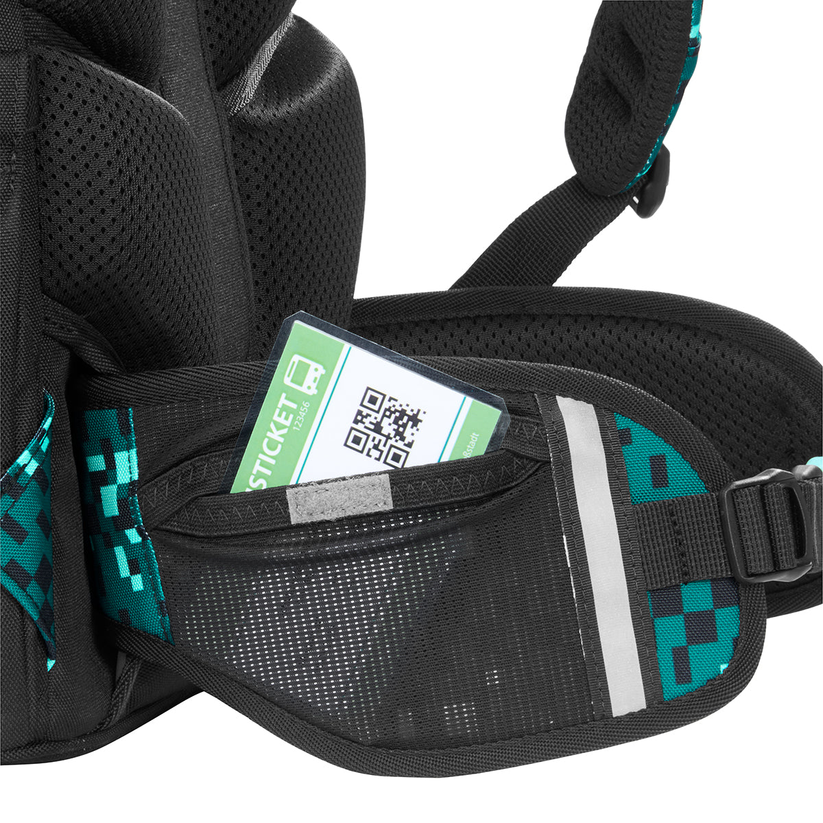 Schulrucksack-Set PORTER, Pixel Blox 2-teilig