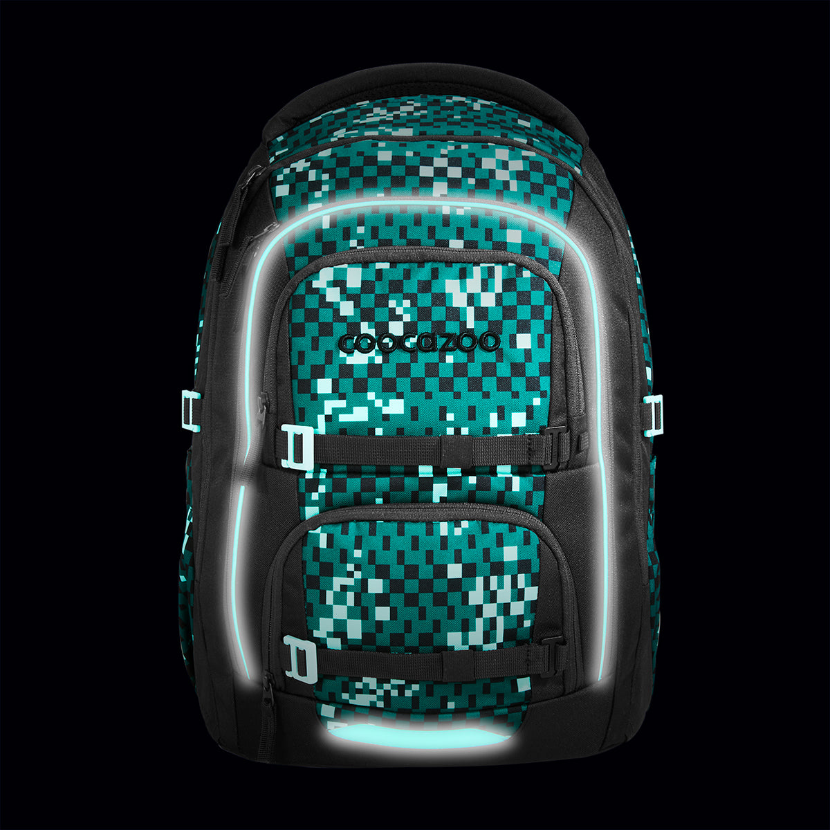 Schulrucksack-Set PORTER, Pixel Blox 2-teilig