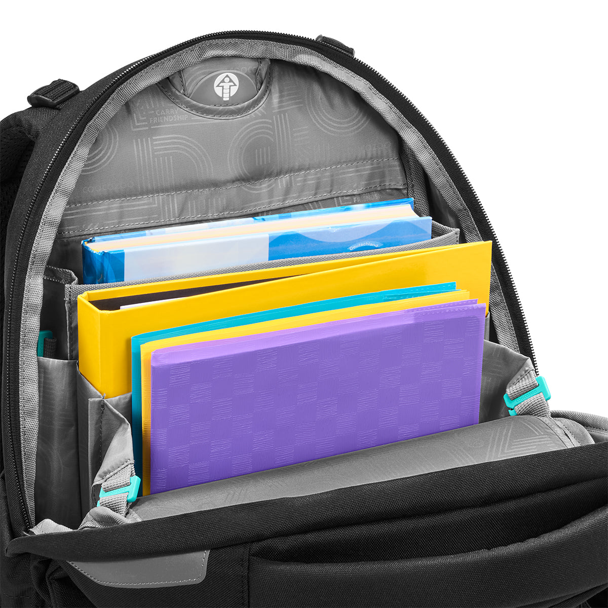 Schulrucksack-Set PORTER, Black Coal 3-teilig